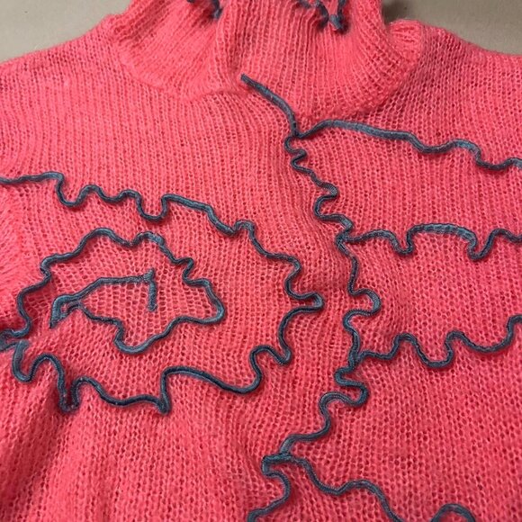 Calvin Klein Women's Pink and Orange Jumper - Picture 5 of 5